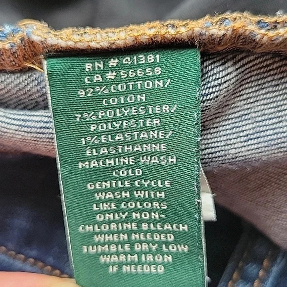 Lauren Ralph Lauren Classic Straight Leg Jeans Size 16 - Picture 14 of 14